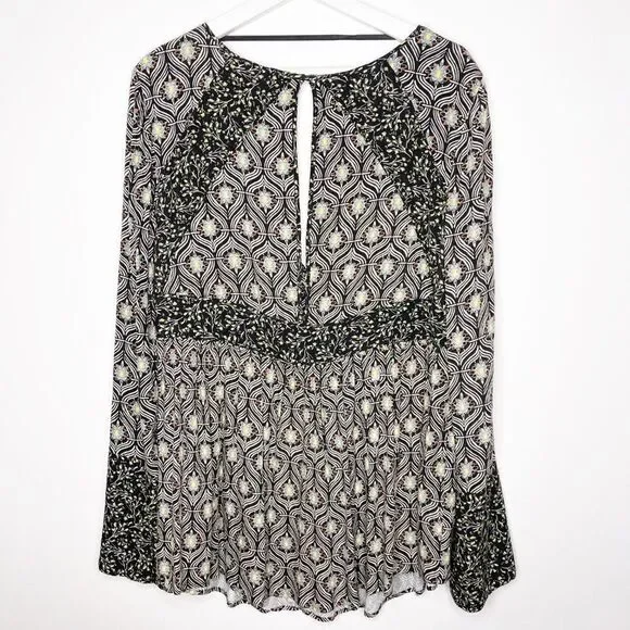 FREE PEOPLE Rolling Hills Bell Sleeve Tunic Top  - Picture 9 of 11